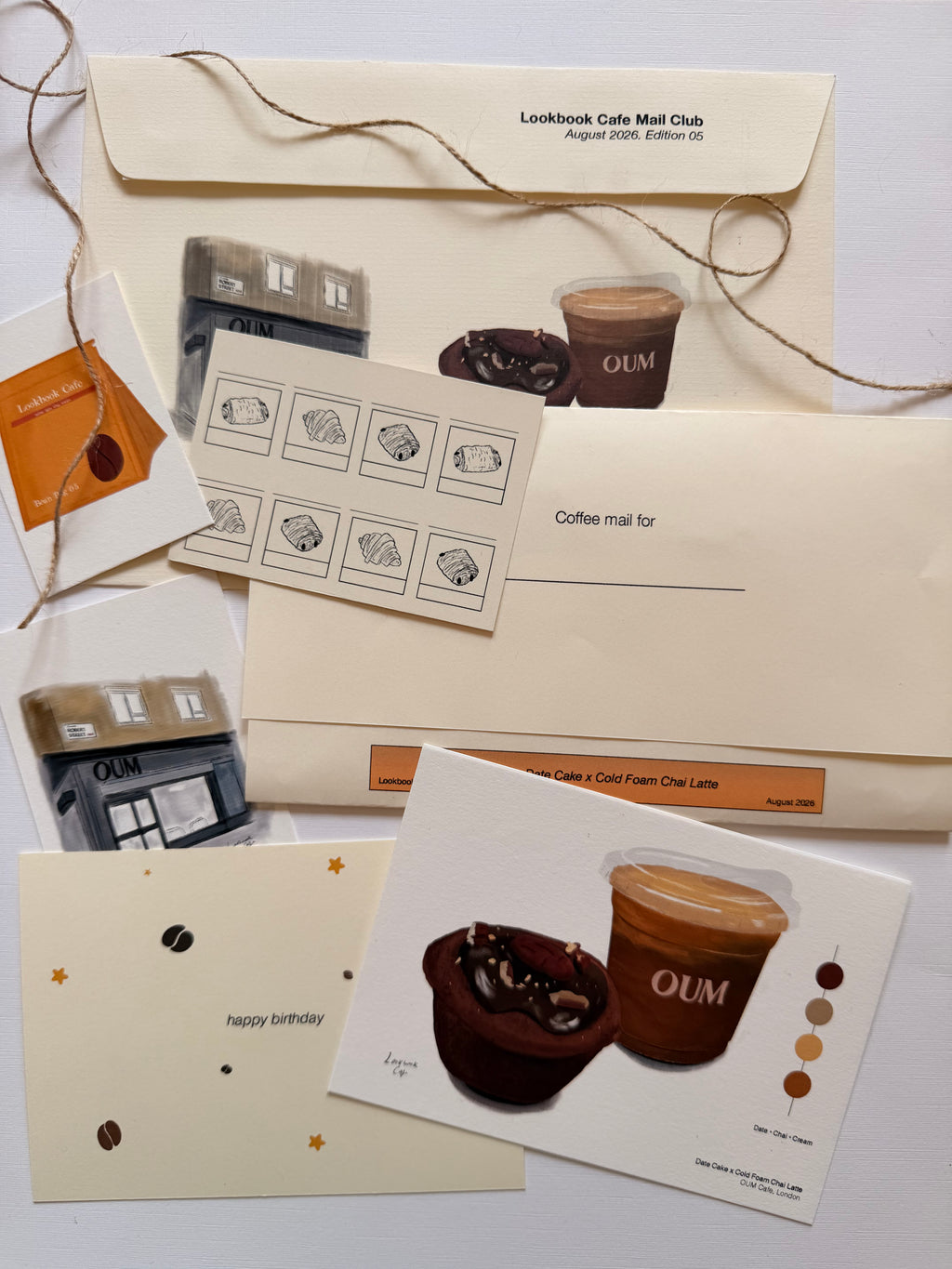 Lookbook Cafe Mail Club