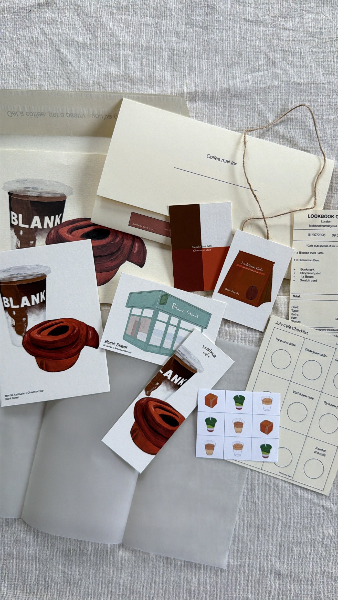 Lookbook Cafe Mail Club