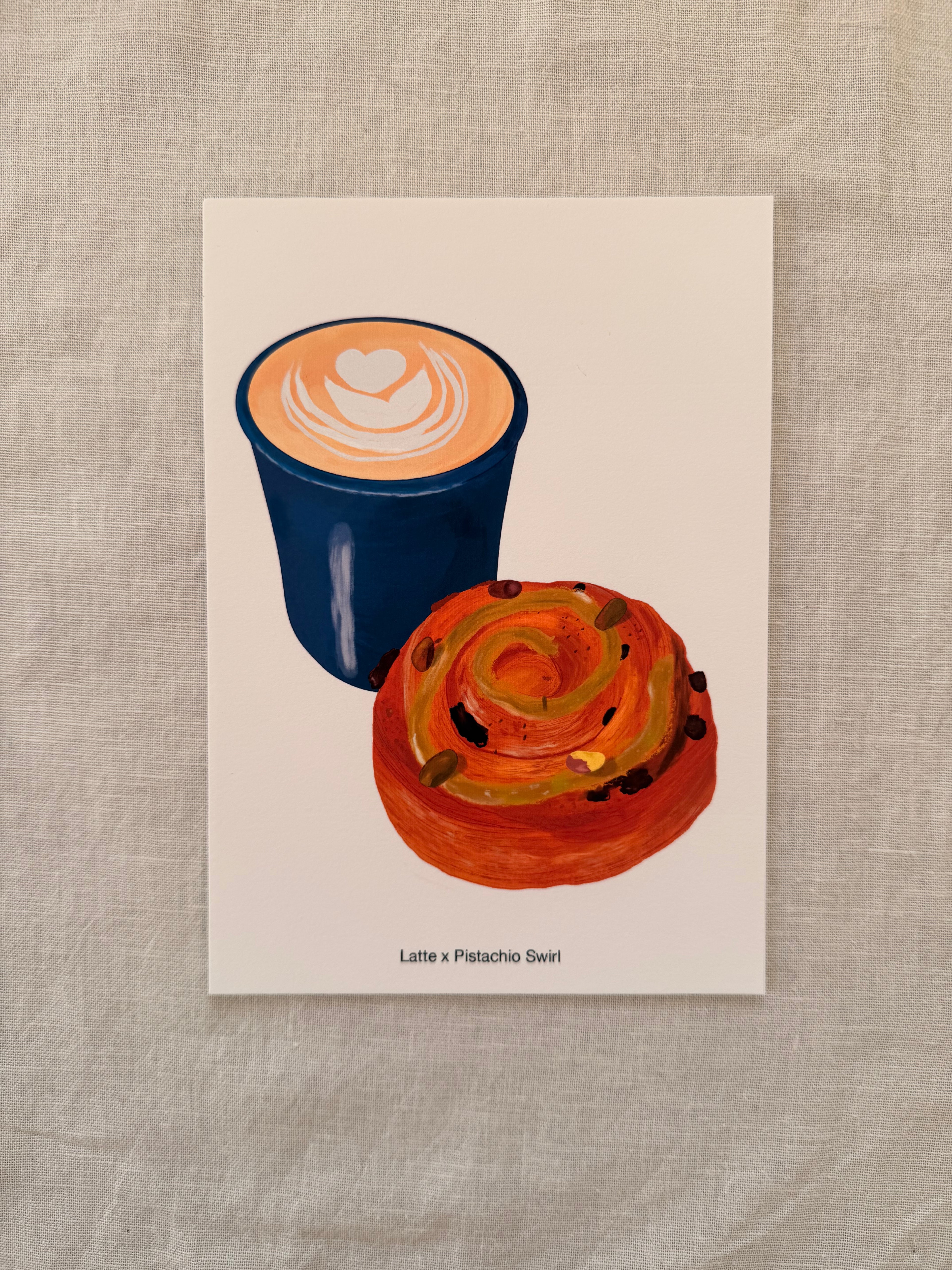 Latte x Pistachio Swirl