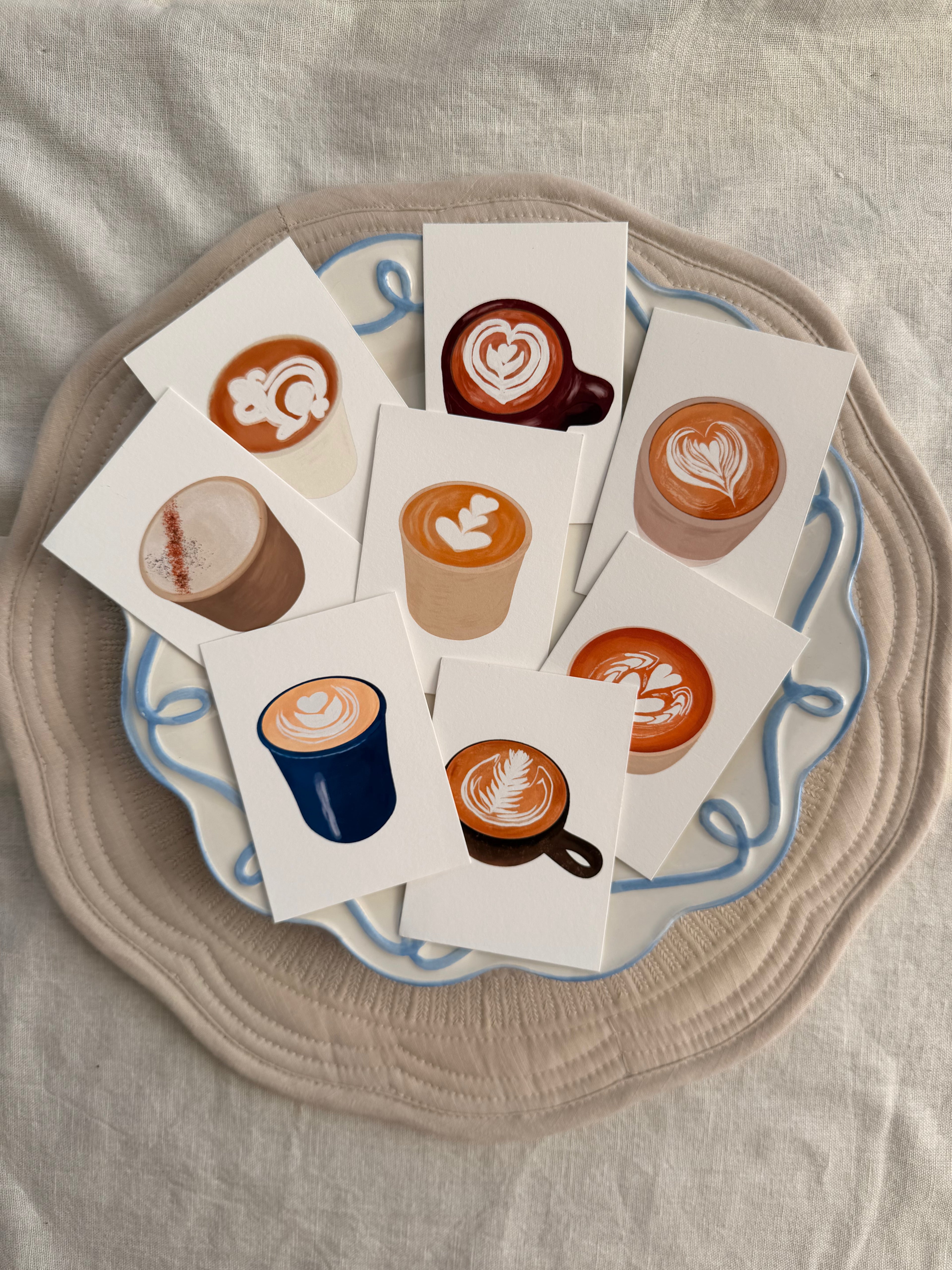 Mini coffee prints