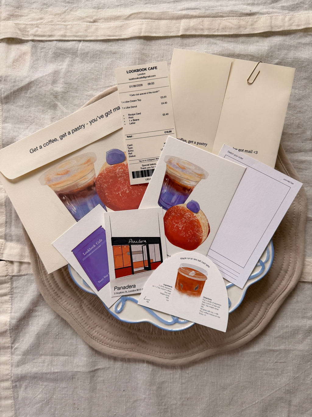 Lookbook Cafe Mail Club