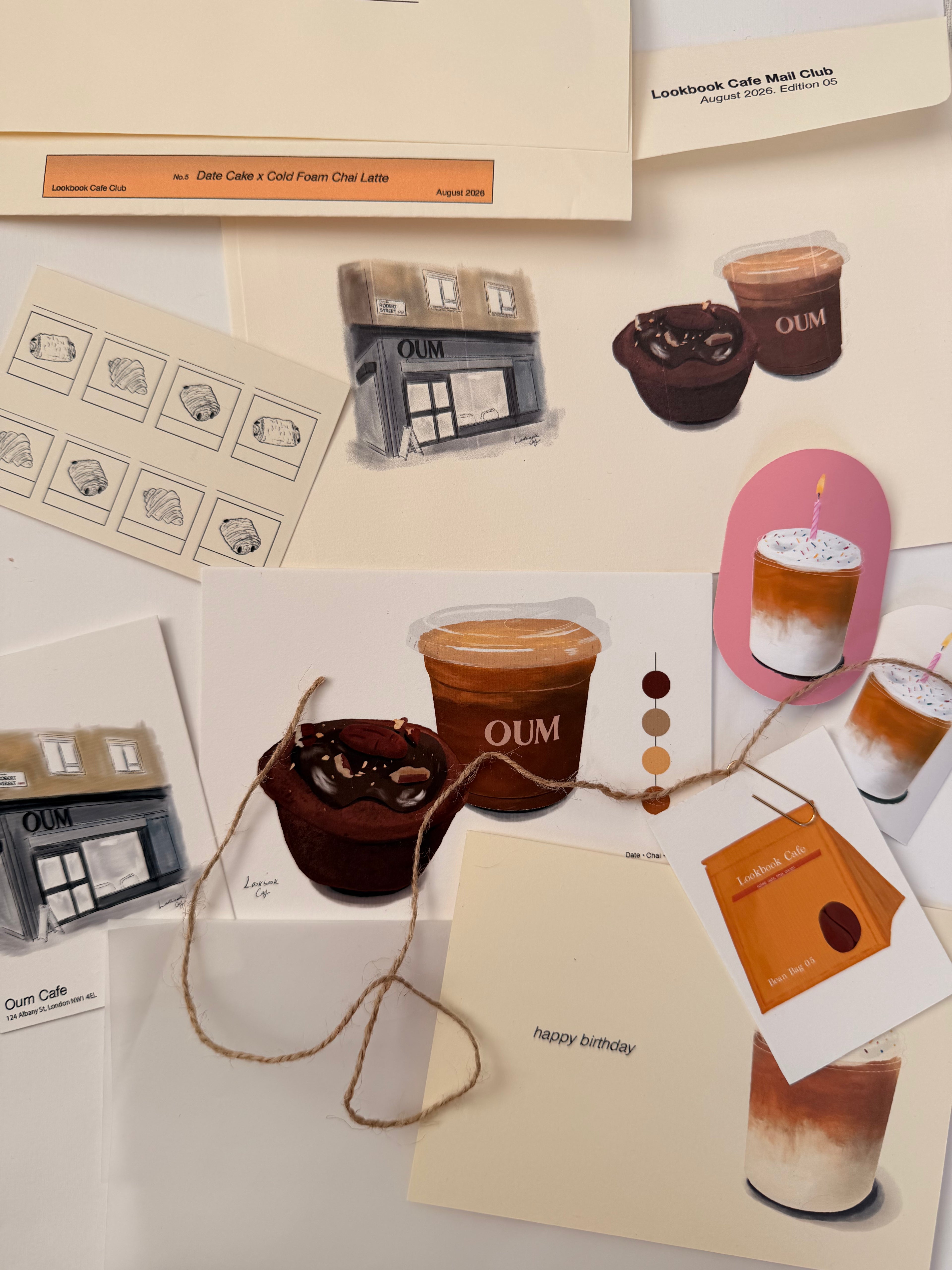 Lookbook Cafe Mail Club