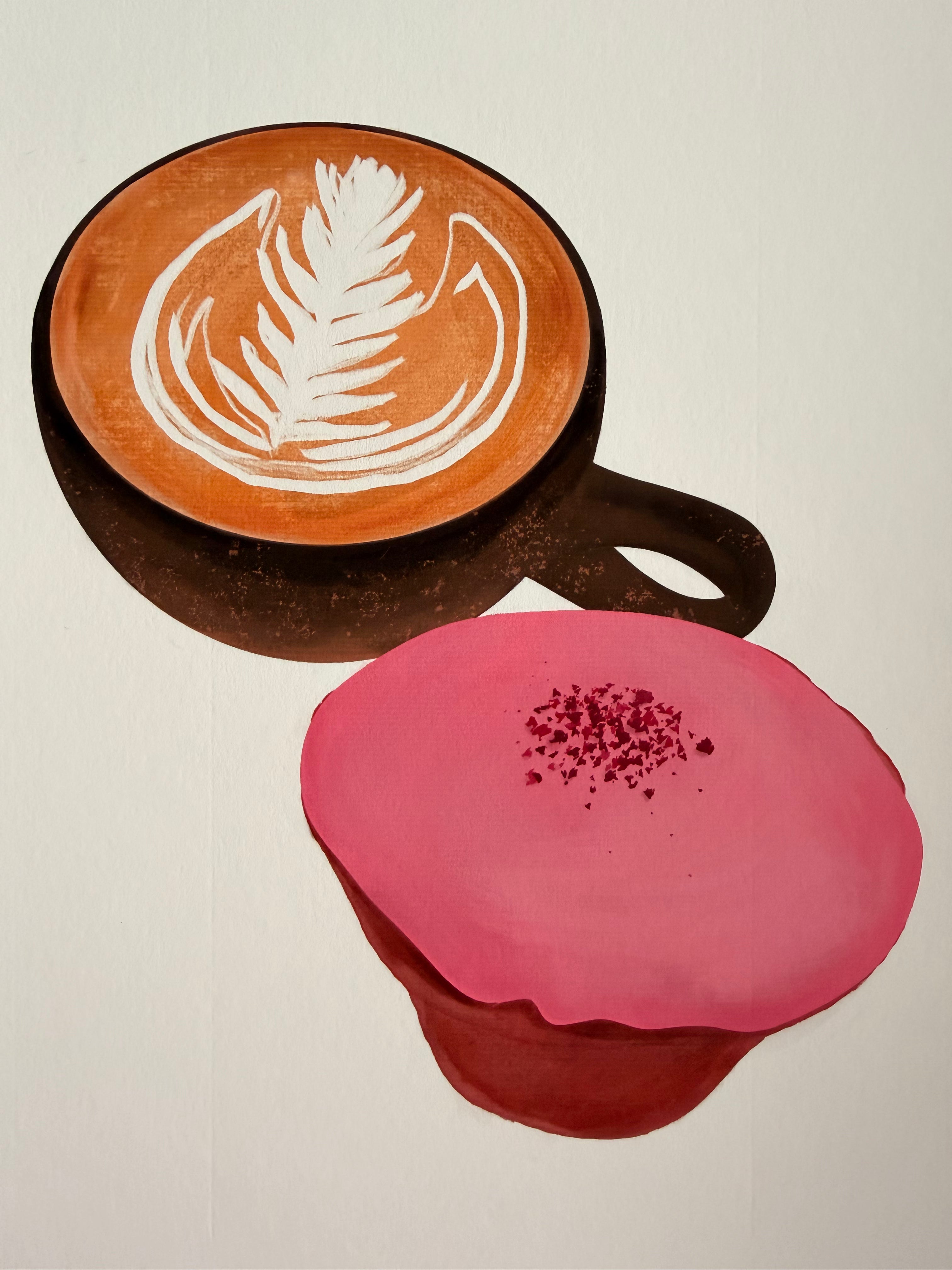 Latte x Berry Muffin