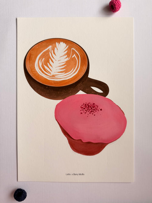 Latte x Berry Muffin