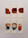 Café Bookmark Collection — Set of 6