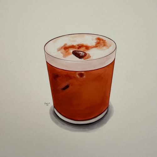 Iced Latte — A4 Art Print