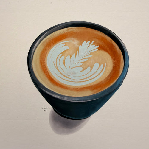 Flat White — A4 Art Print