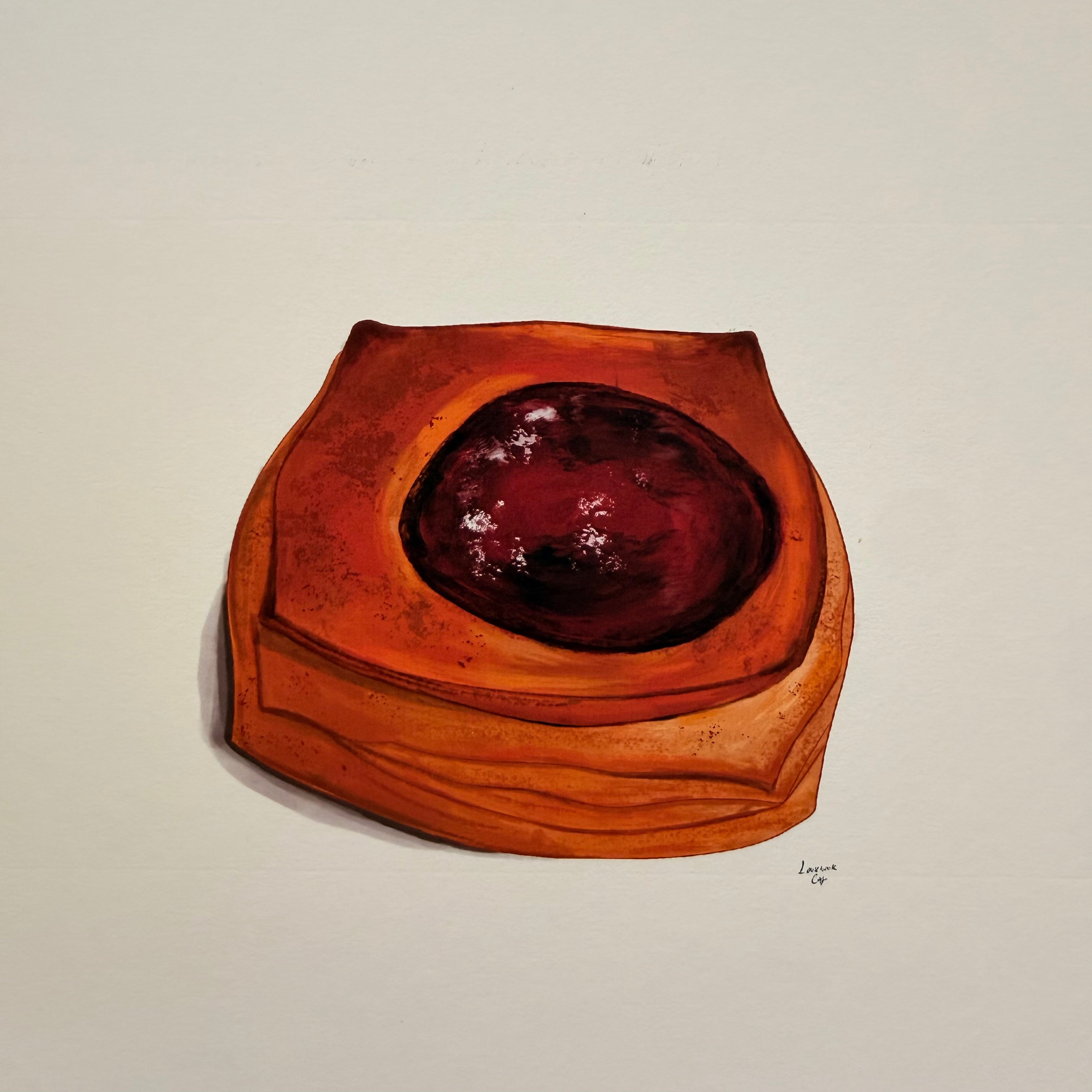 Raspberry Danish — A4 Art Print