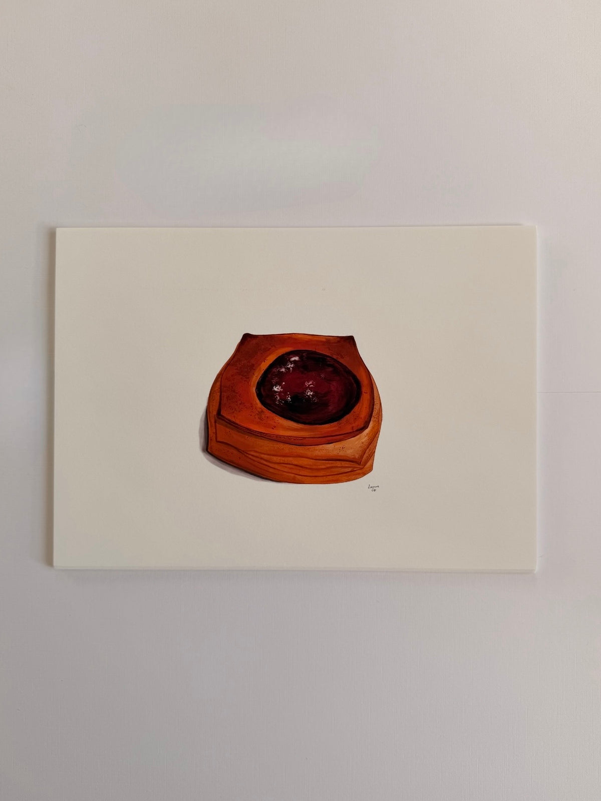 Raspberry Danish — A4 Art Print
