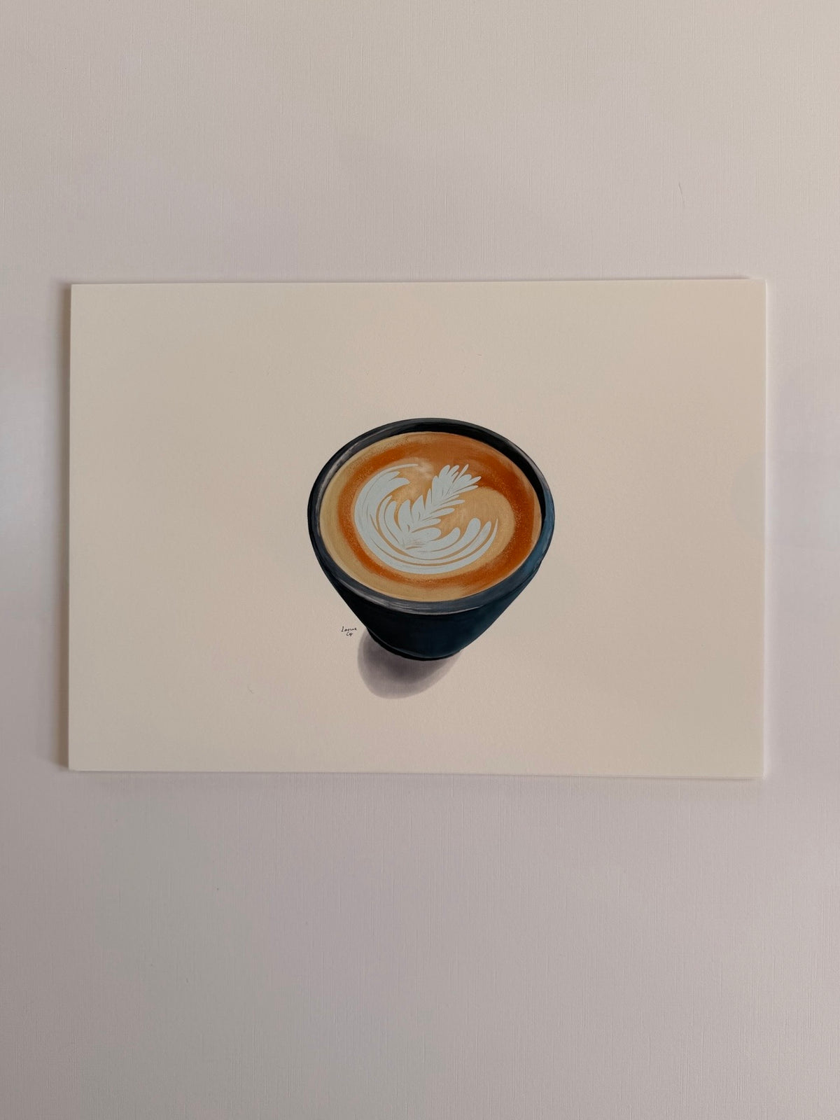 Flat White — A4 Art Print
