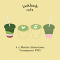 Matcha illustration bundle